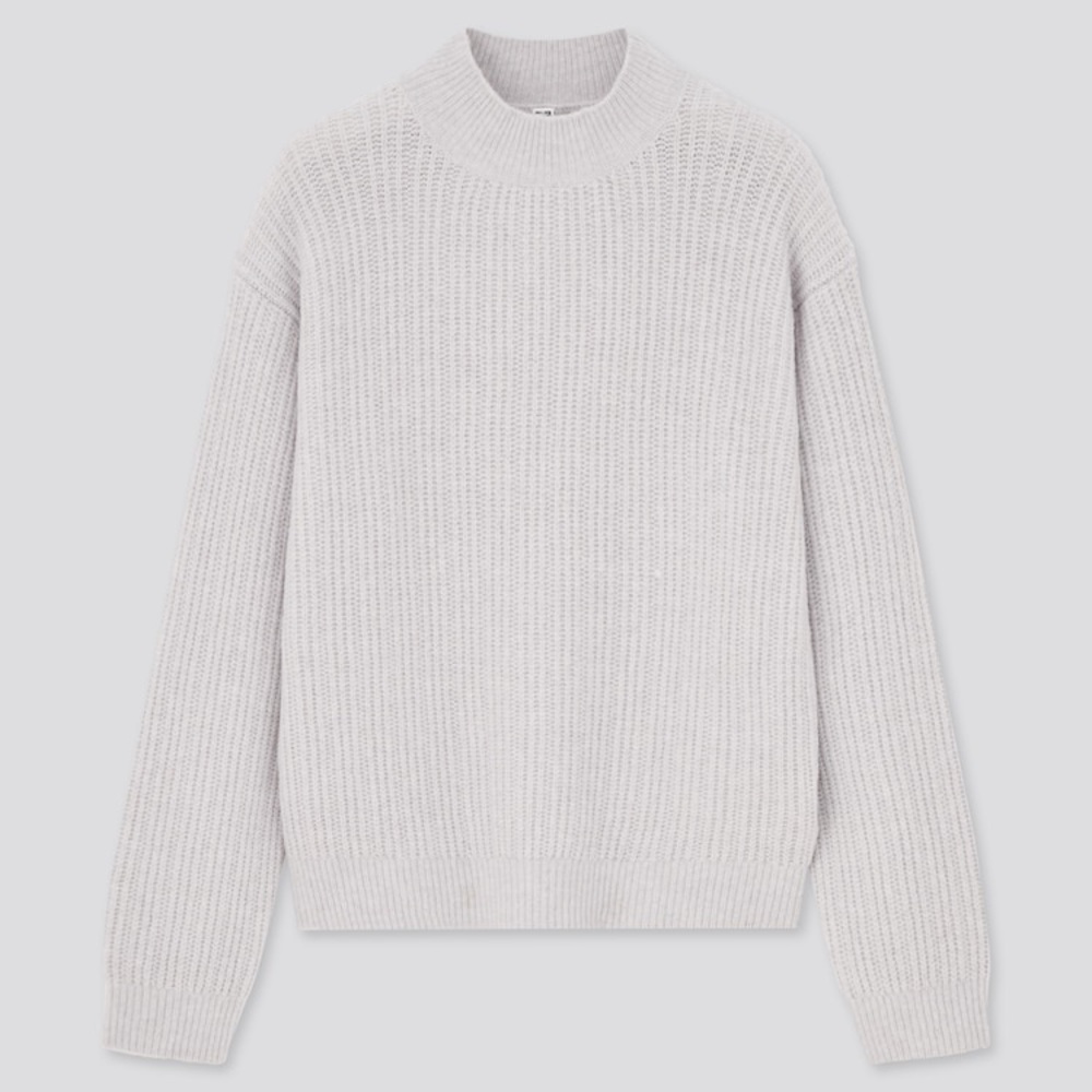 🌟Uniqlo soufflé yarn mock neck sweater - Picture 7 of 11